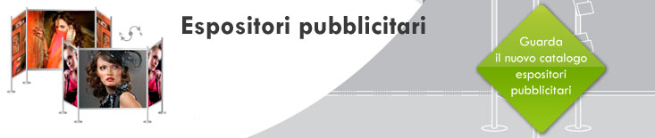 Espositori pubblicitari